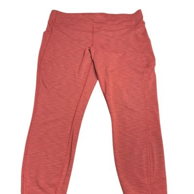 Lululemon align woman’s size 18 side pockets maroon 25” inseam yoga hiking